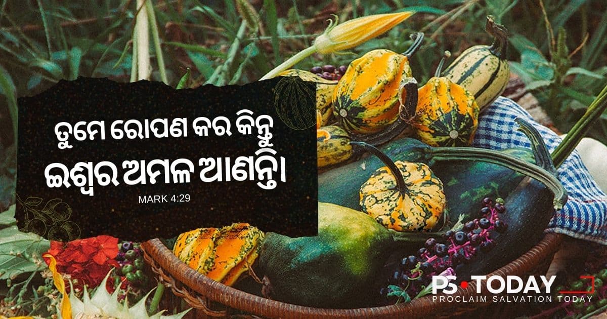 ଈଶ୍ଵରଙ୍କ ଅମଳକୁ ହାତଛଡ଼ା କର ନାହିଁ - PS.Today