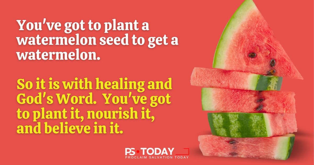 PLANTING THE SEED OF HEALING - PS.Today